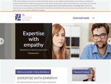 Tablet Screenshot of blclaims.co.uk